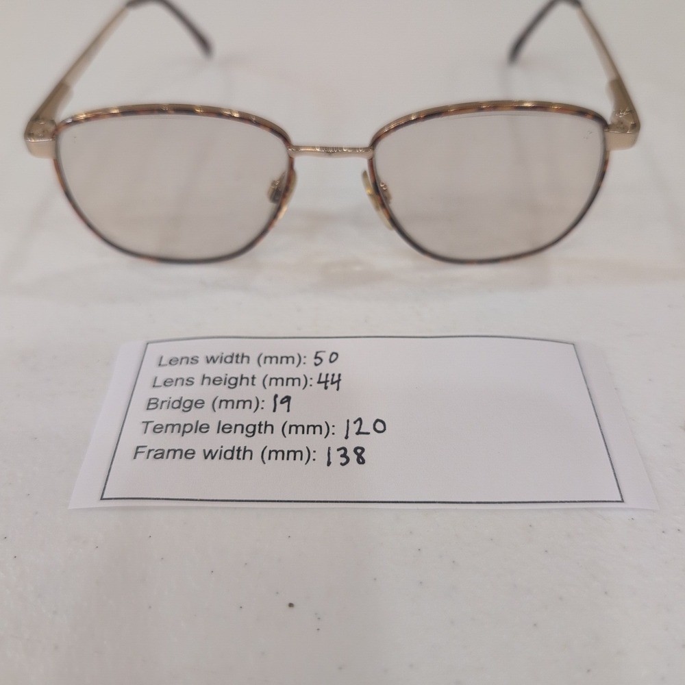 Vintage Titmus TOR Z87 Eyeglasses Frames Tortoise Gold Tone Classic Style Safety - Picture 7 of 7